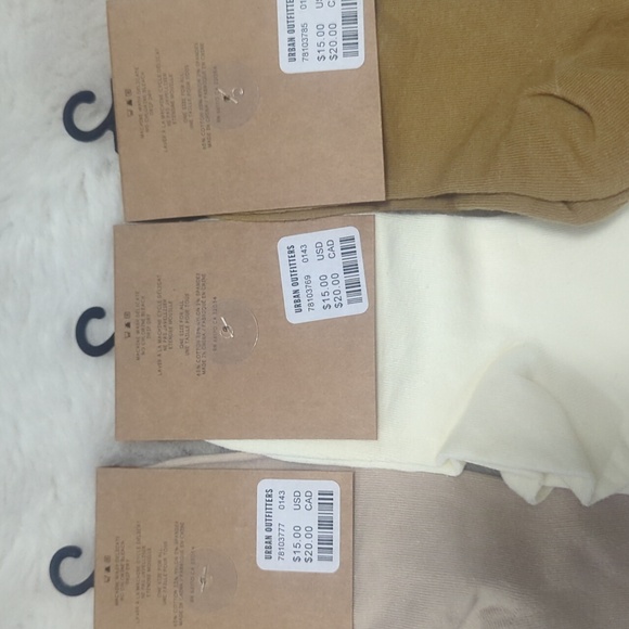 URBAN OUTFITTERS Set of 3 Icon Crew Socks ~ NWT - Picture 5 of 6